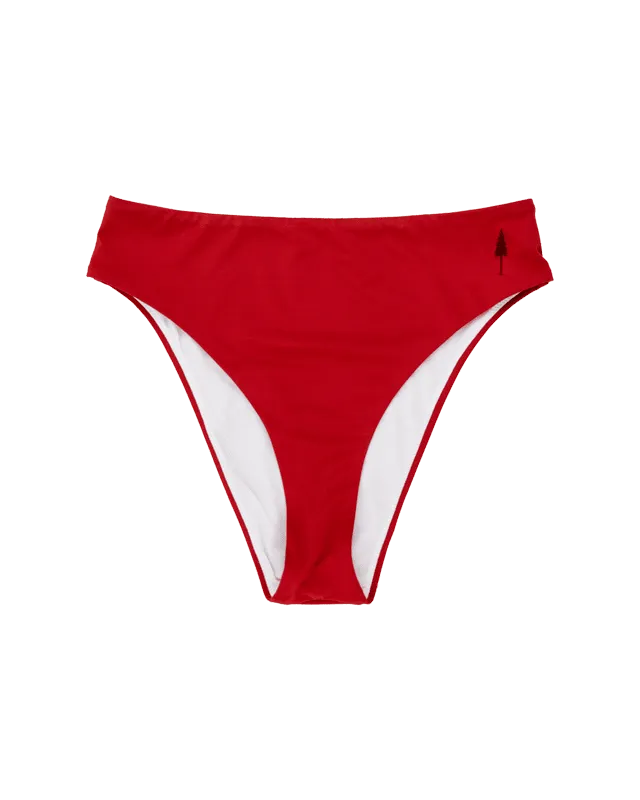 NIKIN Treekini Bottom High Waist Bikinihose Bloodstone Red