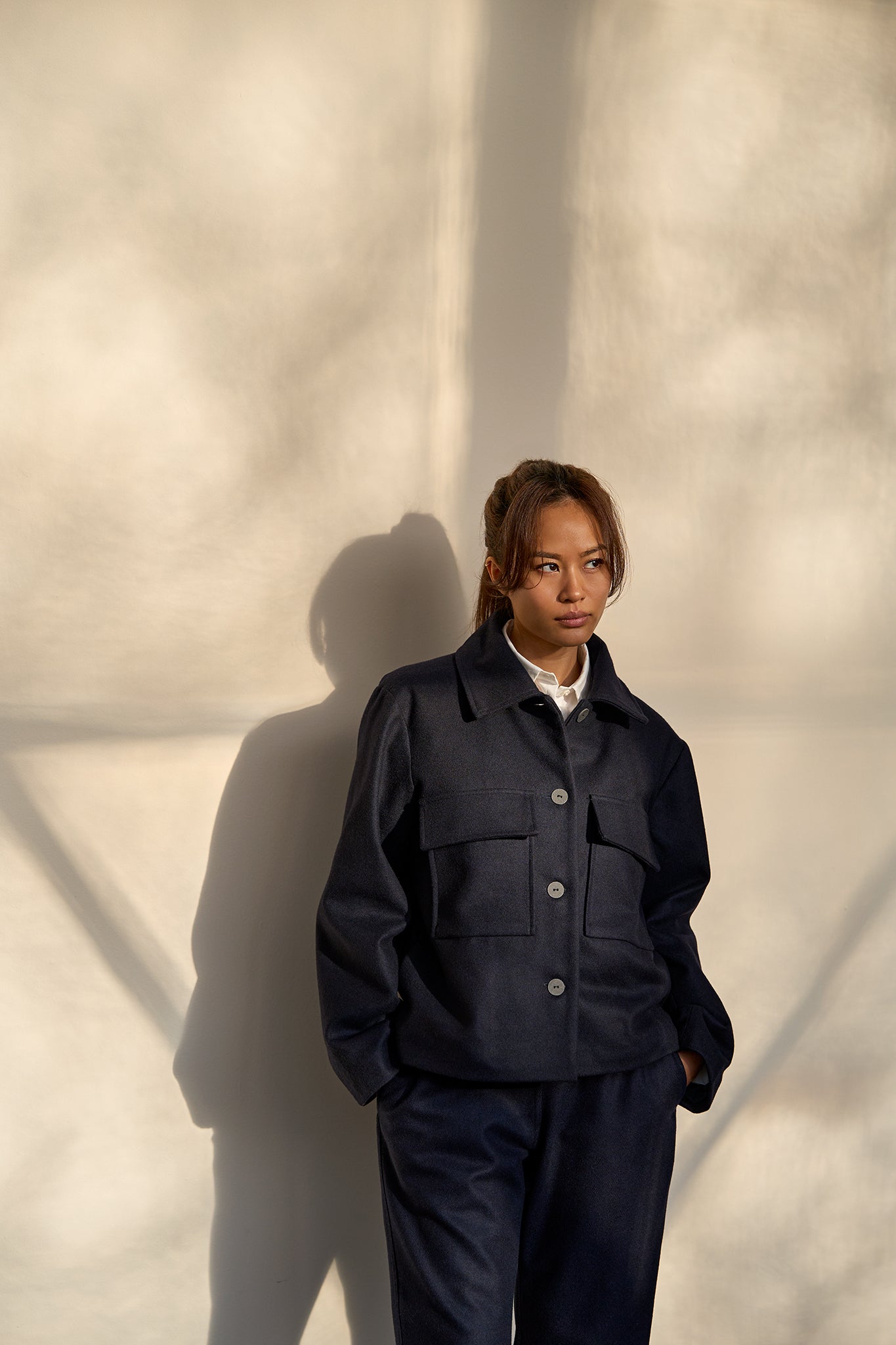 Christiane Strobel RIA Jacke Wolle Kurz