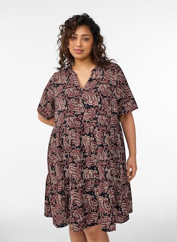 Zizzi Dresses Kleid 50-52 V-Ausschnitt Polyester