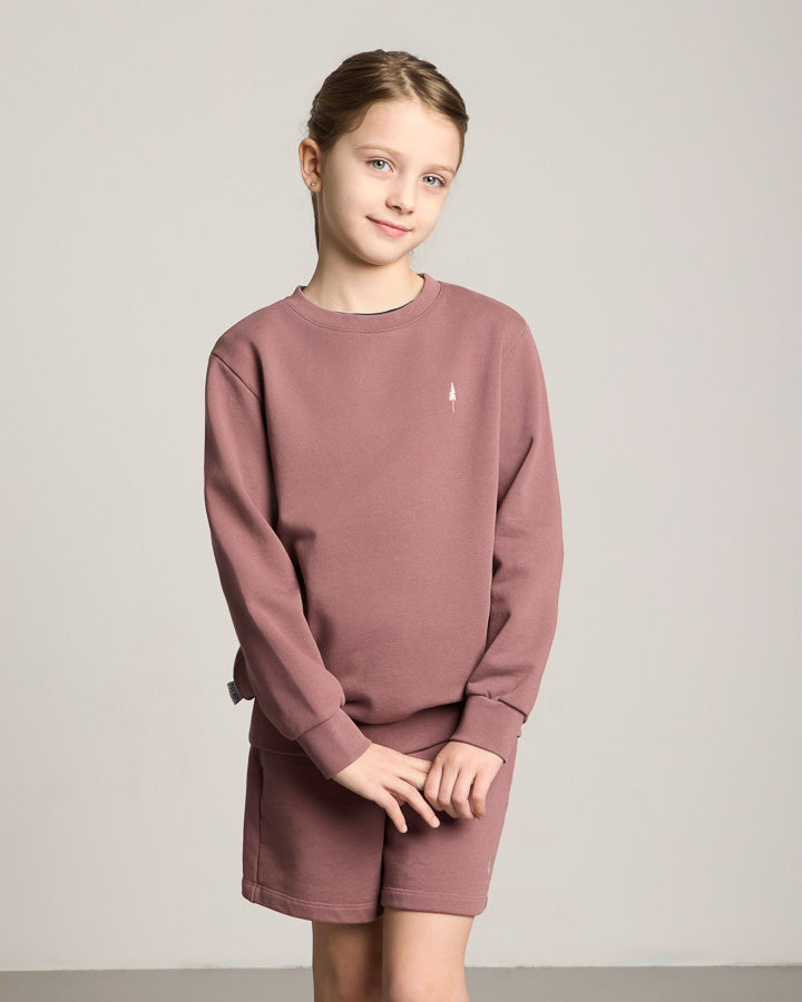 NIKIN TreeSweater Kids Pullover Astrodust – Bio-Baumwolle