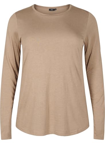 Zizzi Blouses Shirts Bluse Wolle Viskose Fossil 42-56