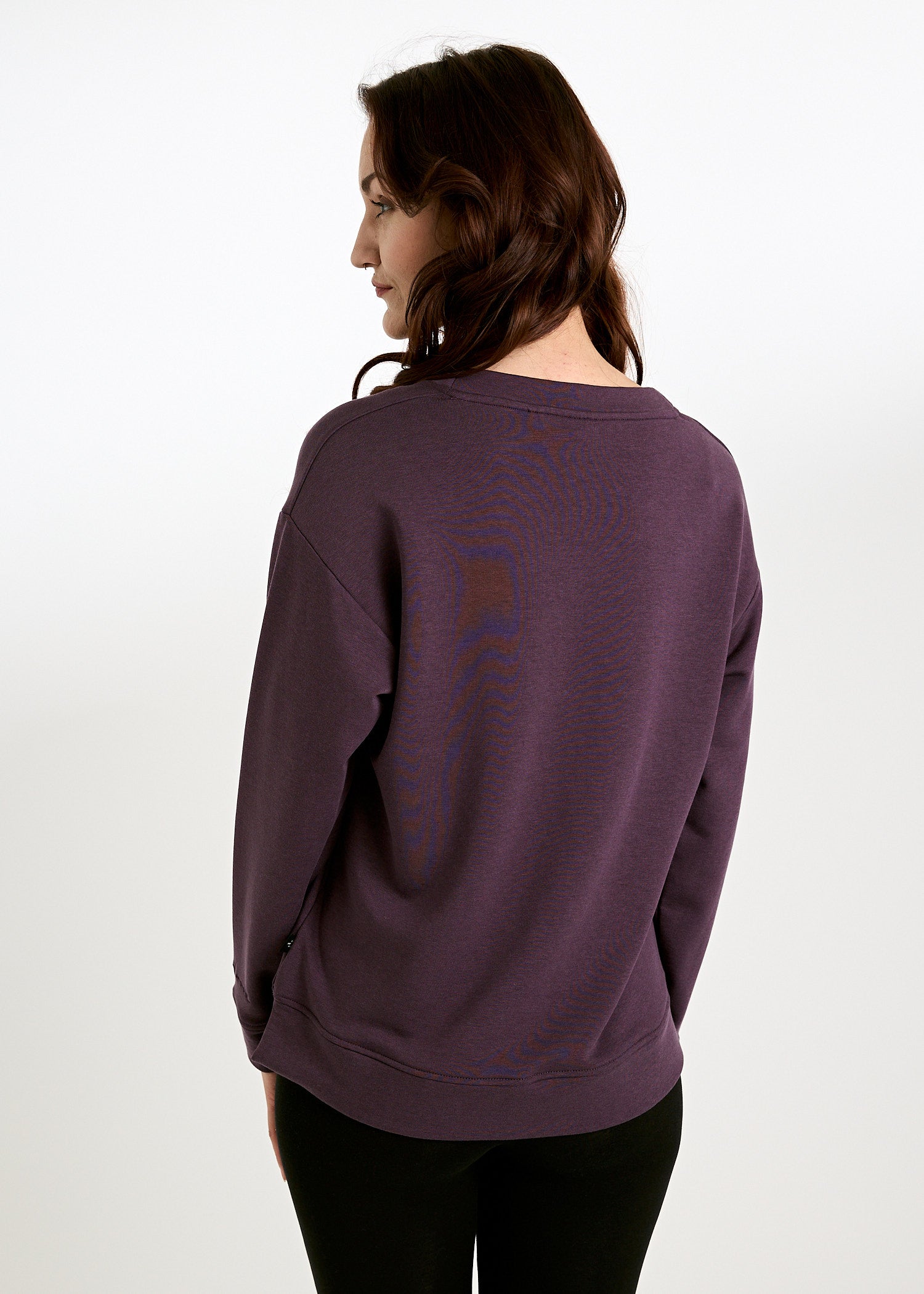 Wijld Sweater Ada Purple Damen Sweatshirt Lyocell