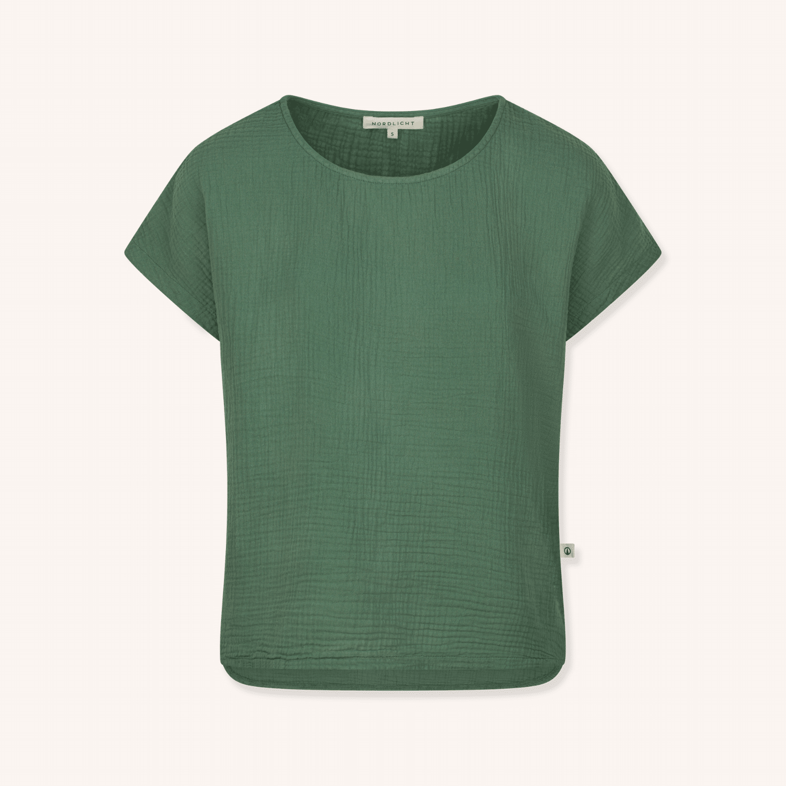 NORDLICHT Ida Musselin T-Shirt Bio-Baumwolle Locker