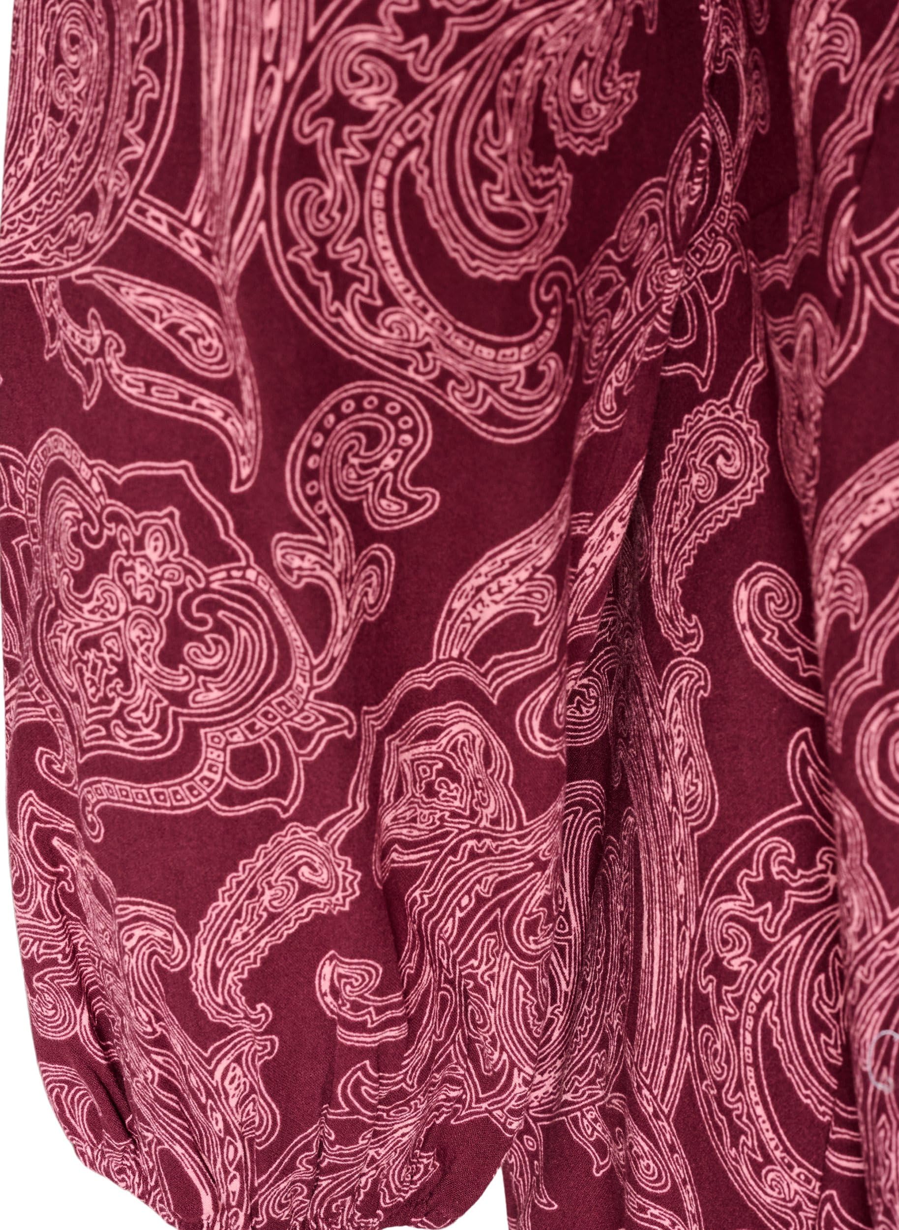 Zizzi Kleid Kurz Baumwolle Rundhals Gummizug Große Größen