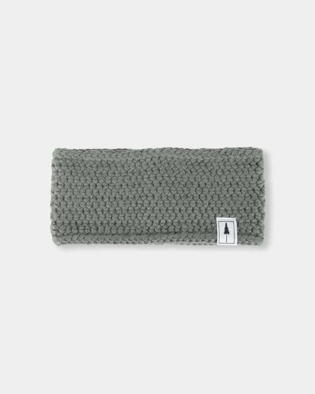 NIKIN TreeHeadband Stirnband Sage Strick-Fleece