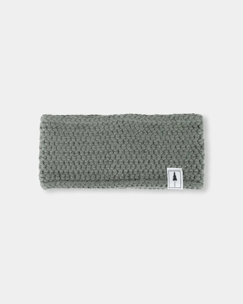 NIKIN TreeHeadband Stirnband Sage Strick-Fleece