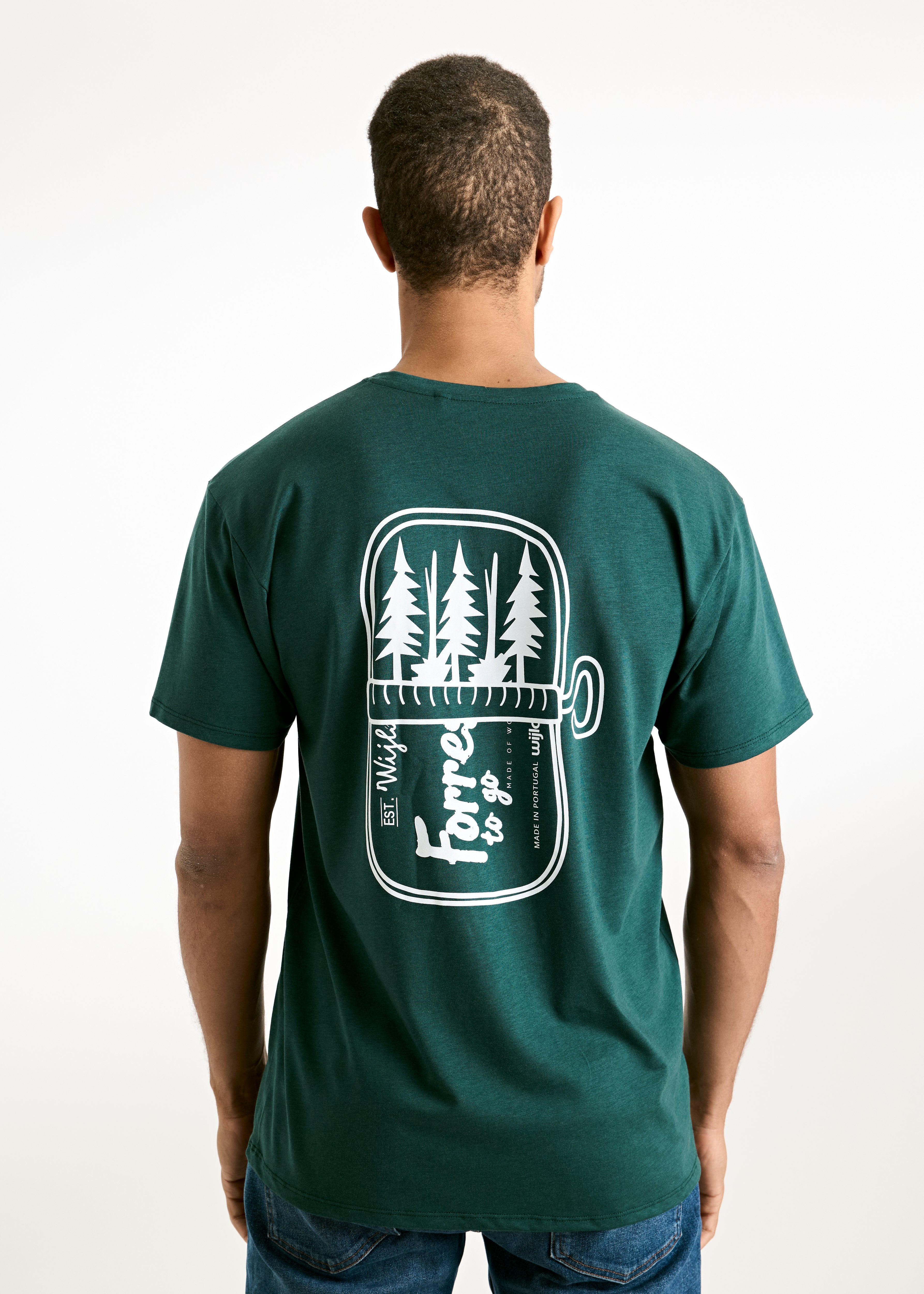Wijld Timo Tin Full Of Trees Woodshirt Herren Lyocell