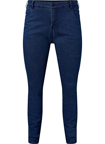Zizzi Jeans Sanna Extra Slim Fit 42W Dark Blue Denim