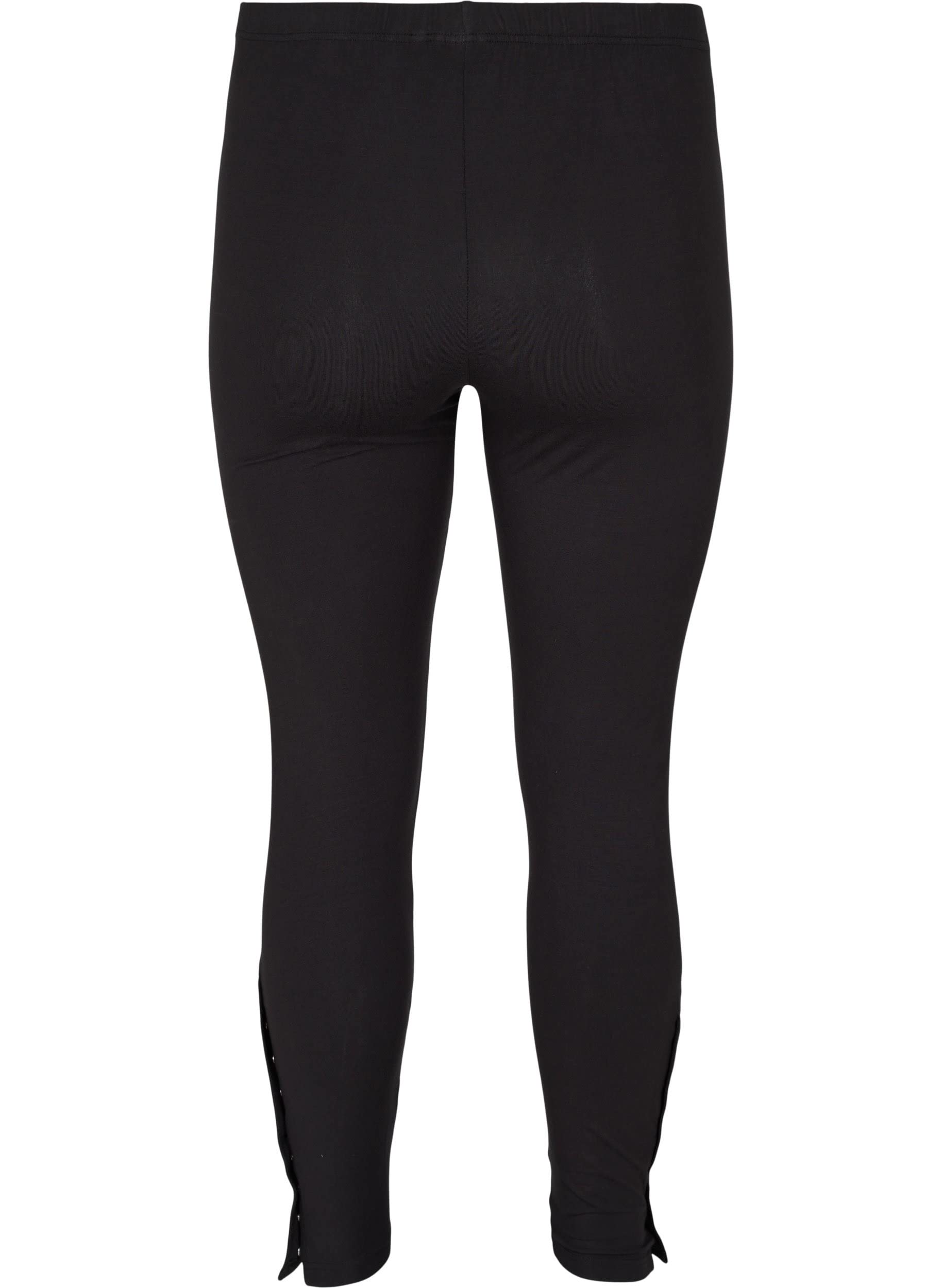 Zizzi Leggings Viskose Druckknöpfe Große Größen