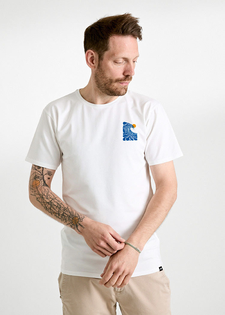 Wijld WoodShirt Timo T-Shirt Herren Golden Tide Lyocell Bio