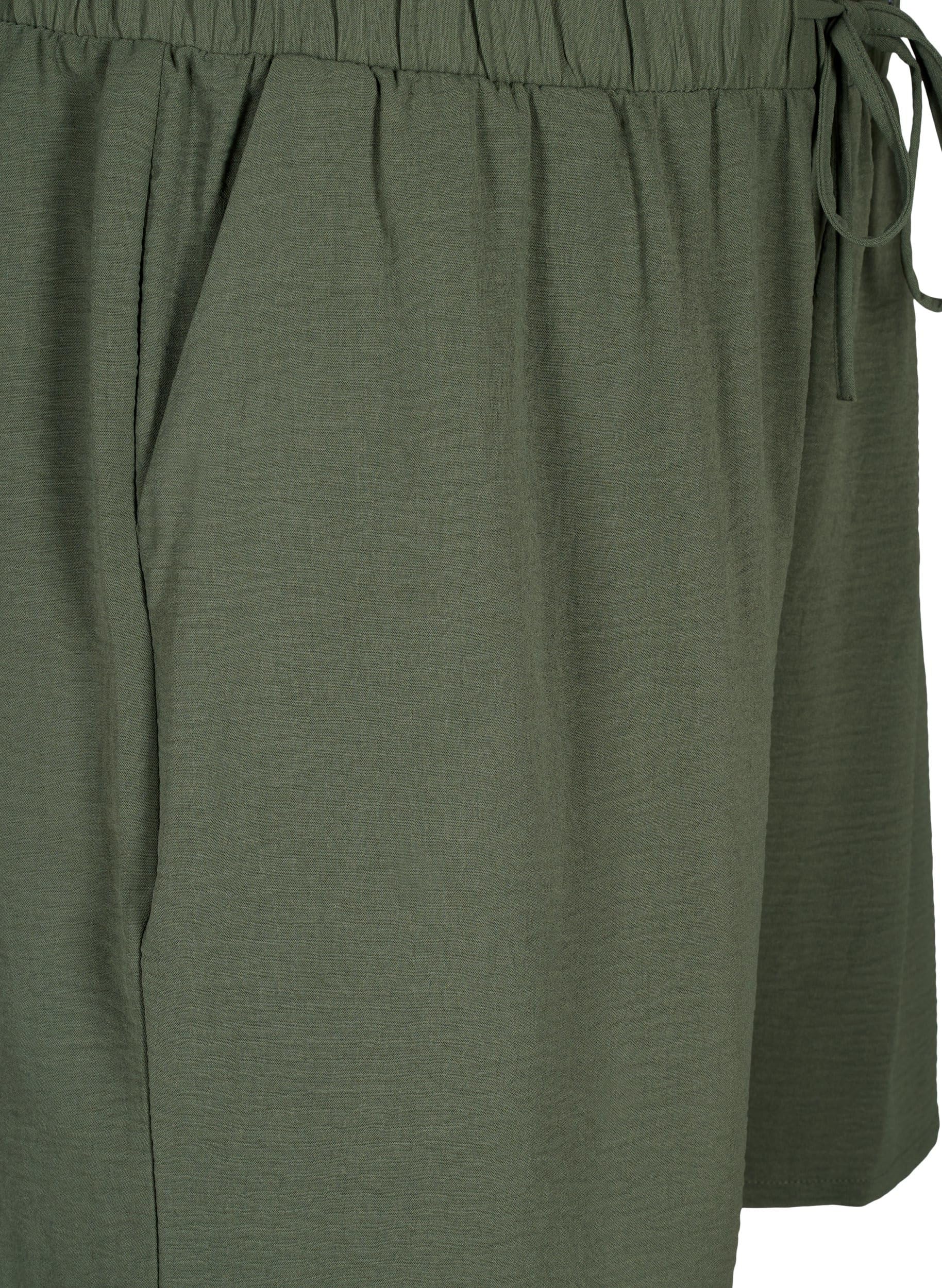 Zizzi Shorts Kurze Hose Große Größen 42-60 Kordelzug