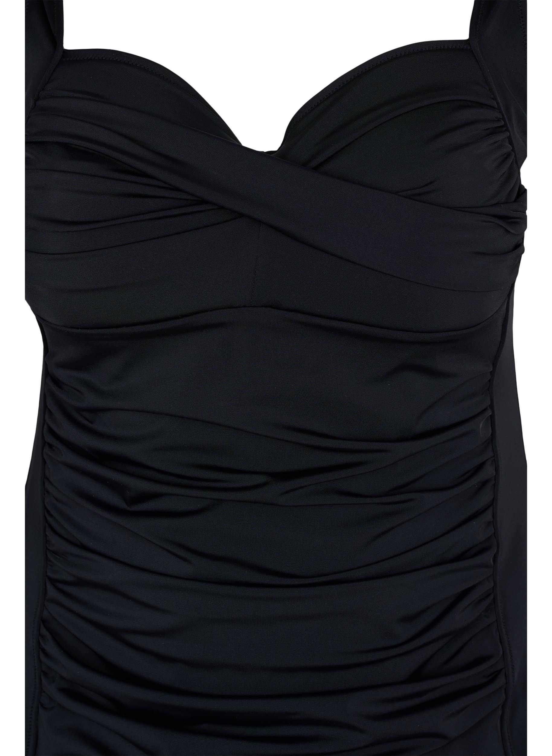 Zizzi Swim Tankini Bademode Top Schwarz 46-48