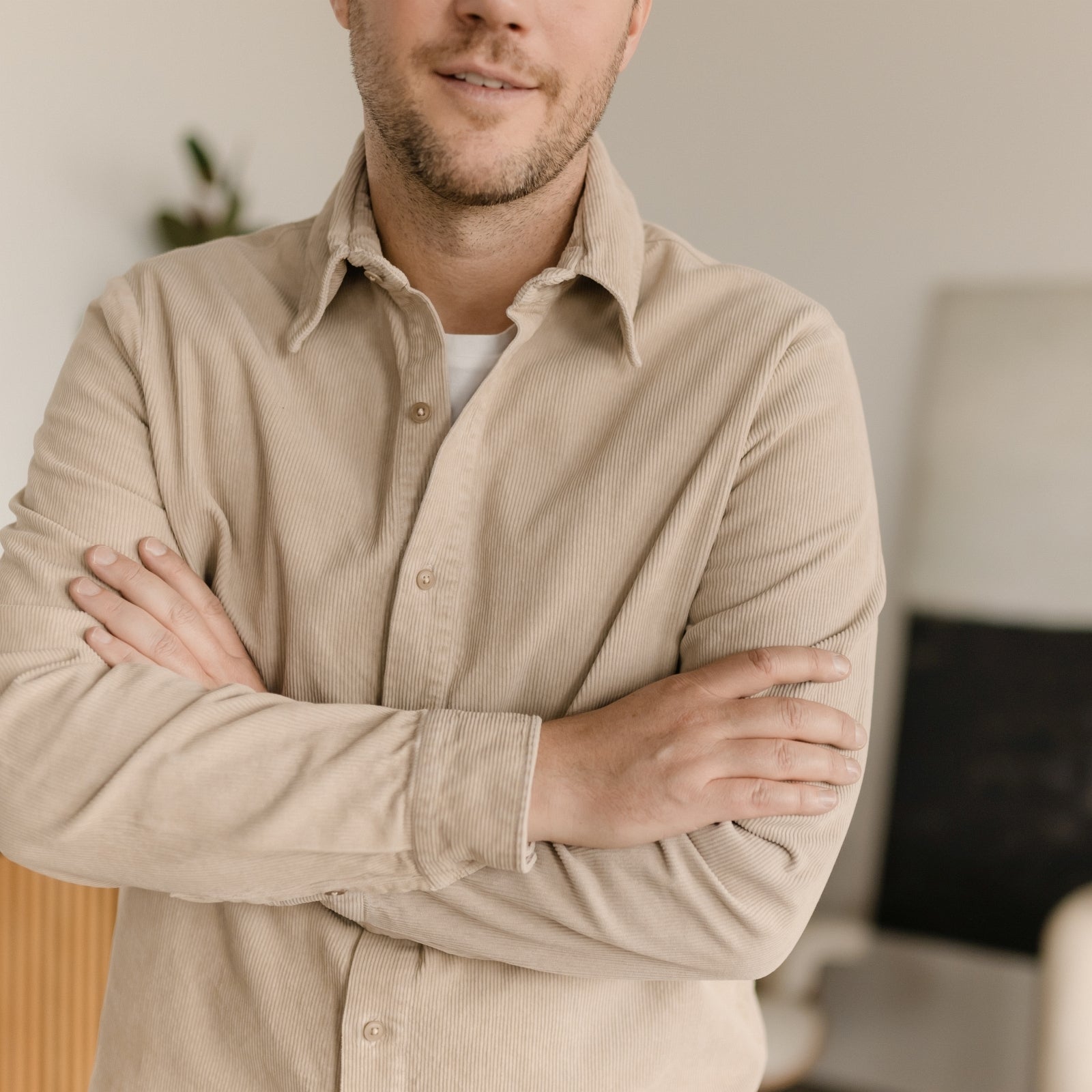 Nordlicht Emil Cord Hemd Herren aus Bio-Baumwolle