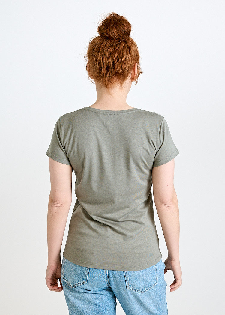 Wijld Sarah We Are Nature Damen T-Shirt Holz