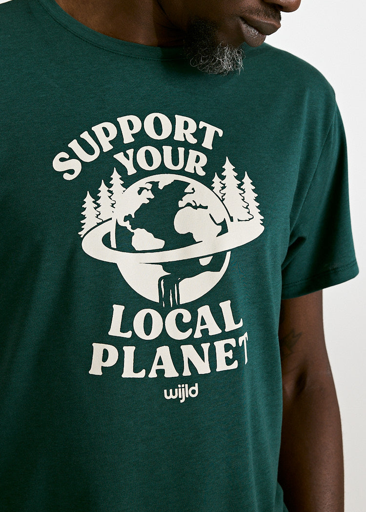 Wijld WoodShirt Alex Local Planet Herren T-Shirt Print