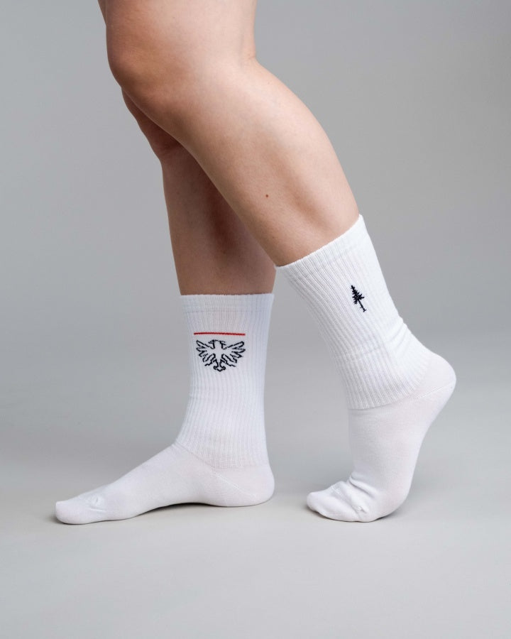 NIKIN TreeSocks Aarau Socken Weiß Bambus-Viskose