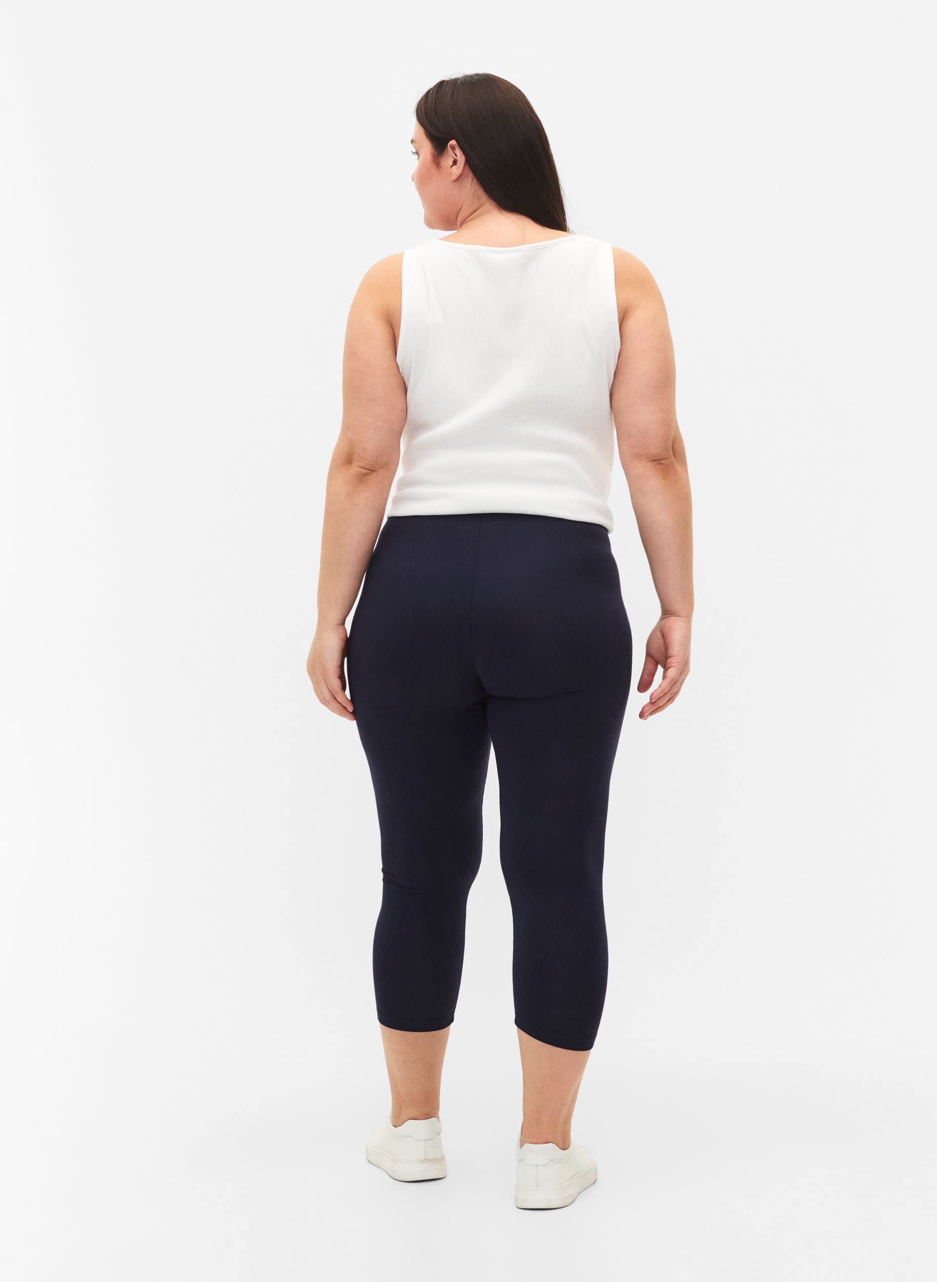 Zizzi Leggings Capri 3/4 Damen Viskose 50-52 Basic