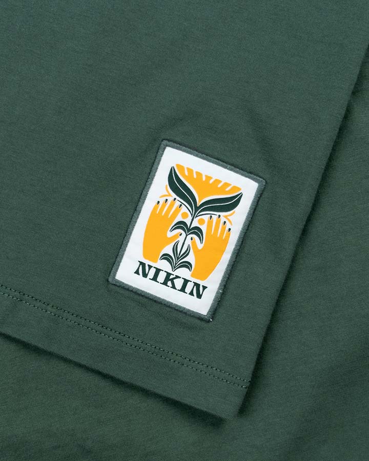 NIKIN TreeShirt TreePlanter Patch T-Shirt Juniper Bio-Baumwolle
