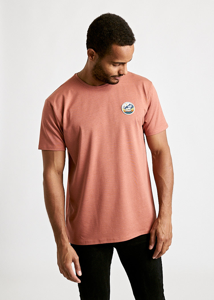 Wijld Alex Caravan Herren T-Shirt aus Holz Copper Red
