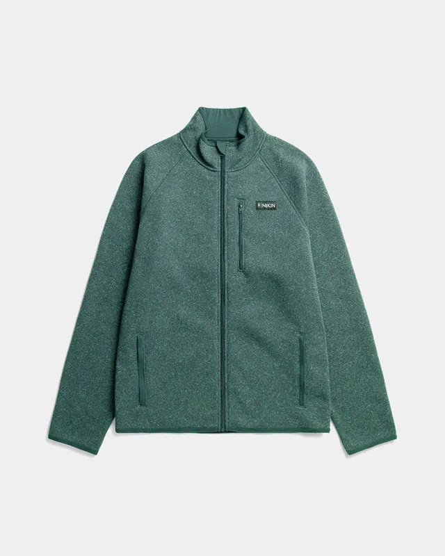 NIKIN TreeJacket Knitted Fleece Jacke Juniper Recycelt