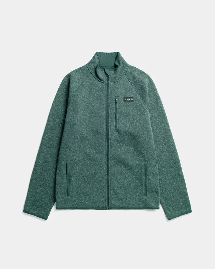 NIKIN TreeJacket Knitted Fleece Jacke Juniper Recycelt