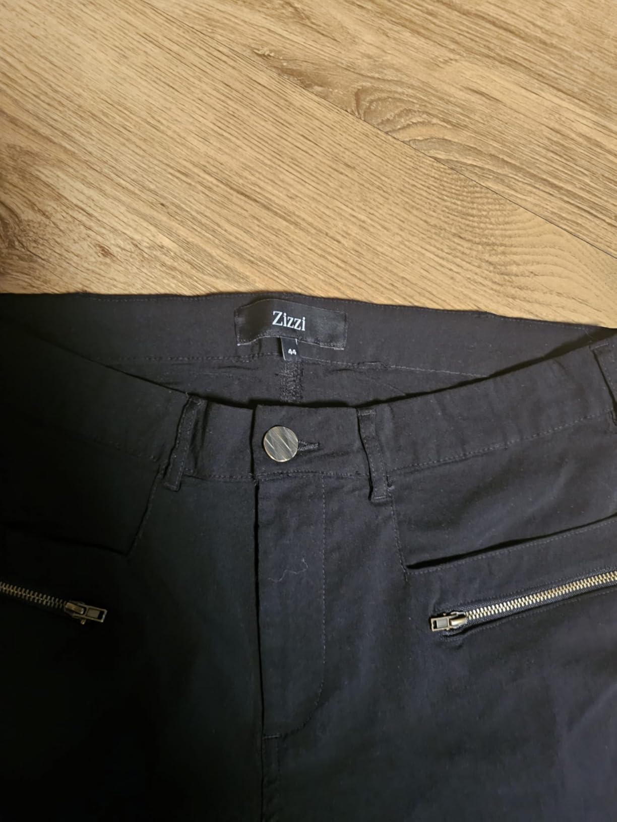 Zizzi Enganliegende Hose Viskosemischung Stretch