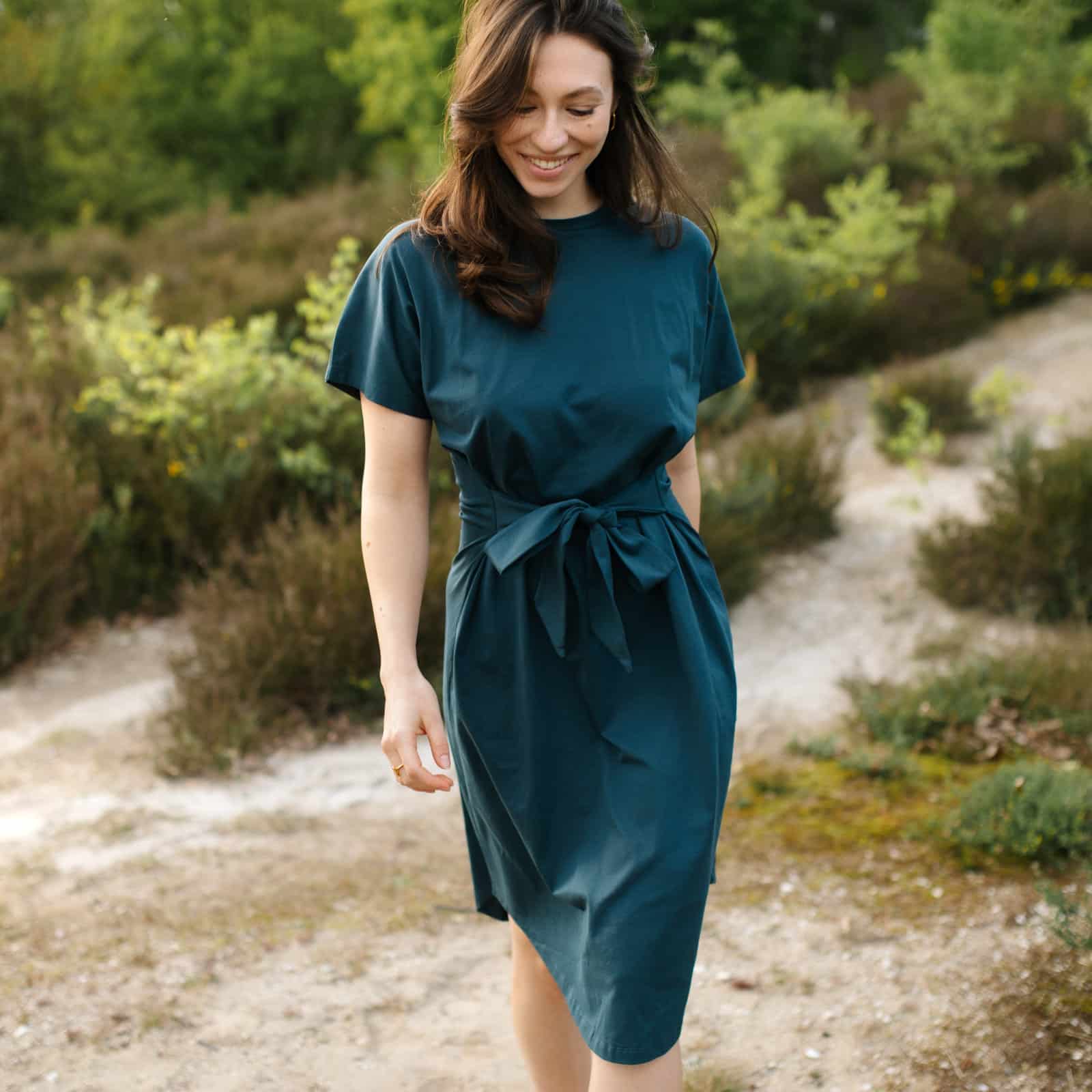 NORDLICHT Minja Wickelkleid Jersey Bio-Baumwolle