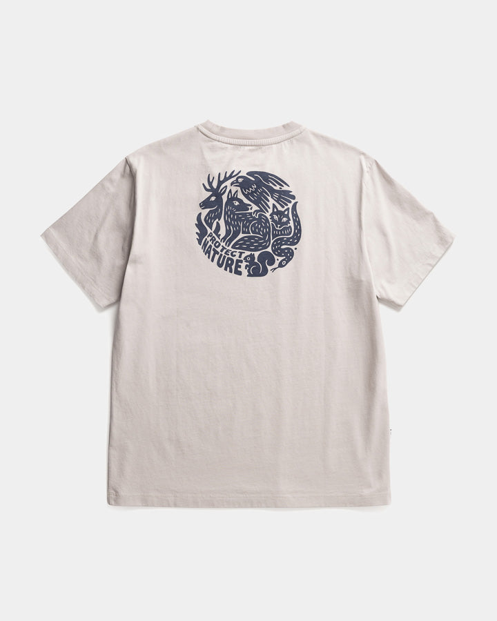 NIKIN TreeShirt Protect Nature T-Shirt Morning Clay Relaxed