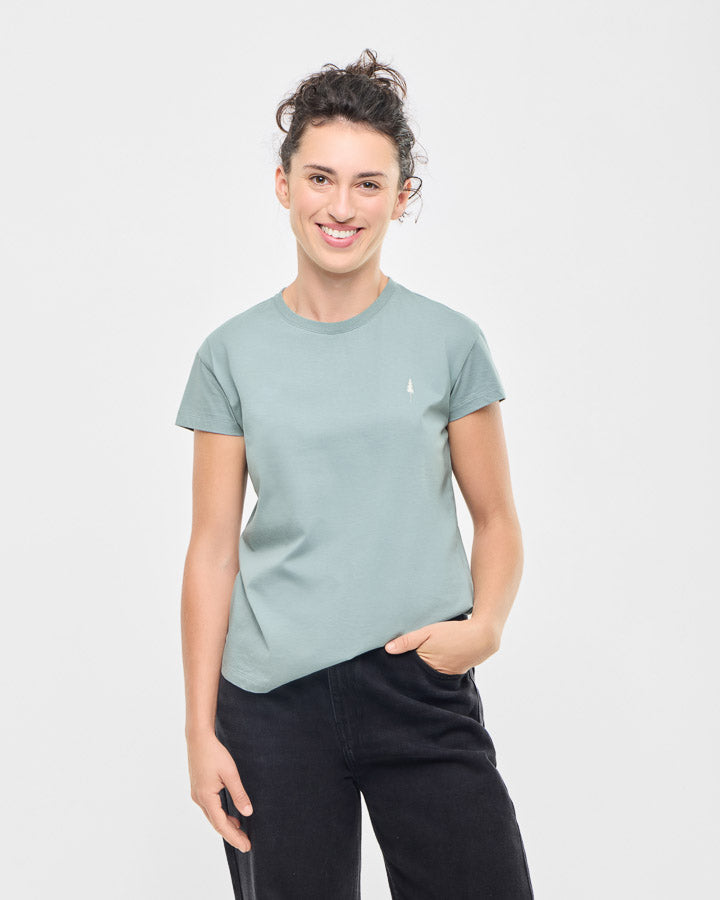NIKIN TreeShirt T-Shirt Damen Elemental Blue Bio-Baumwolle