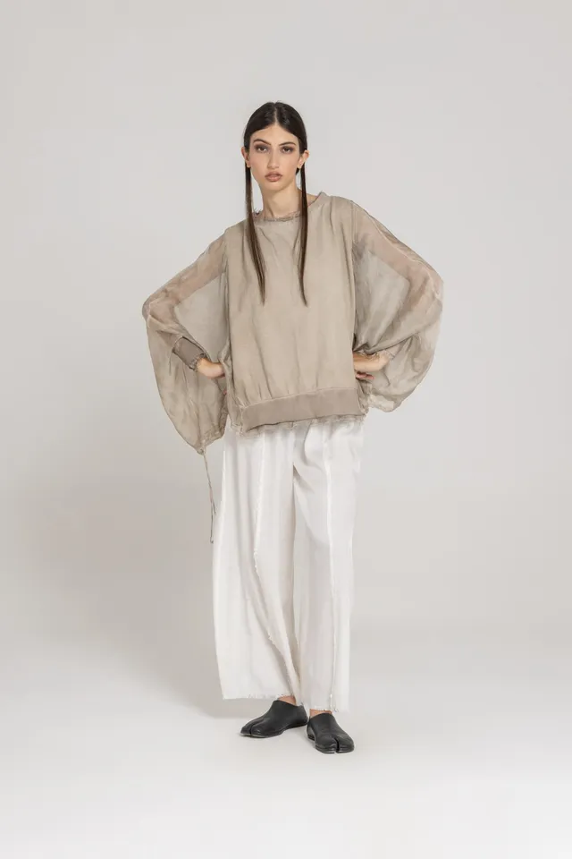 Sanctamuerte Capispalla Blazer Over Pullover Baumwolle