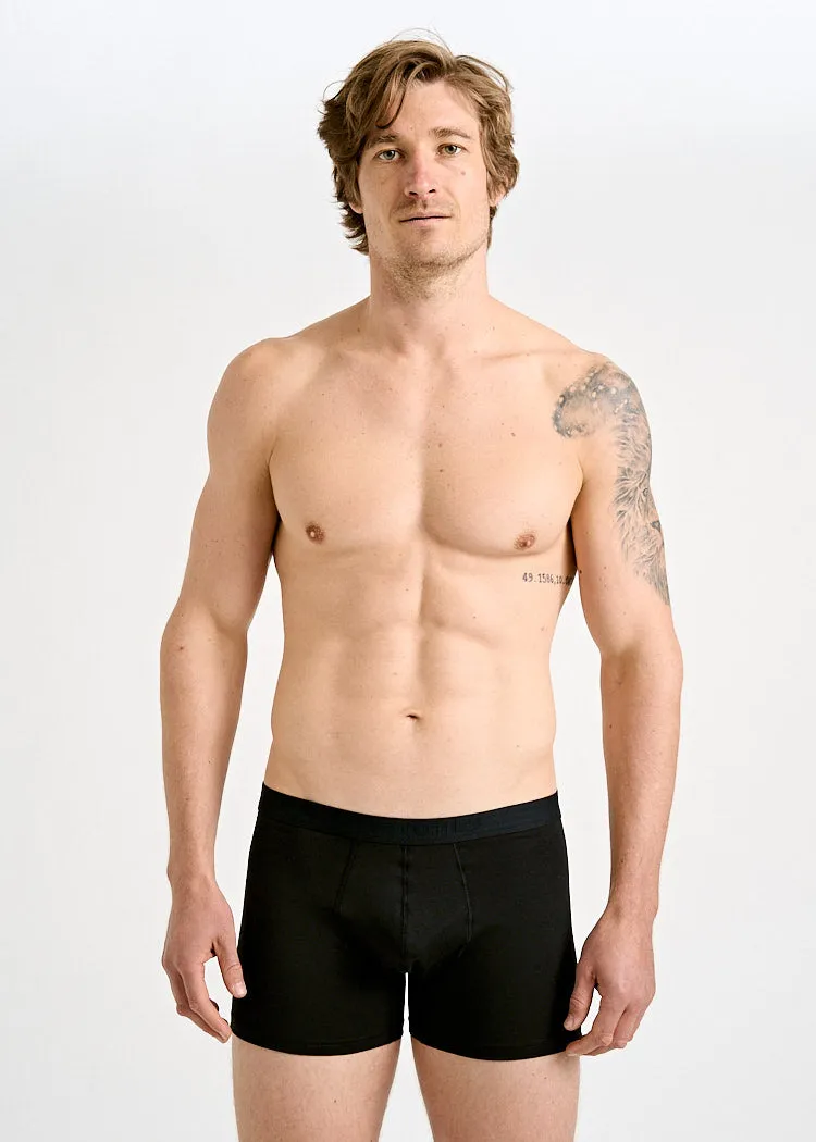 Wijld Manny Herren Boxershorts Schwarz Lyocell