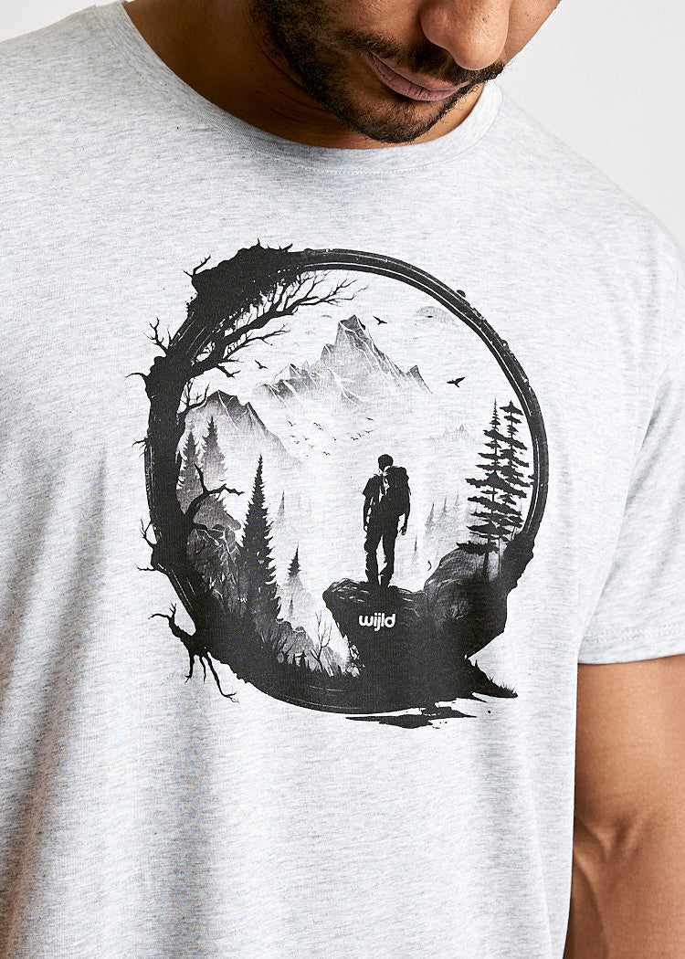 Wijld Alex WoodShirt Traveler Herren T-Shirt Print Holz