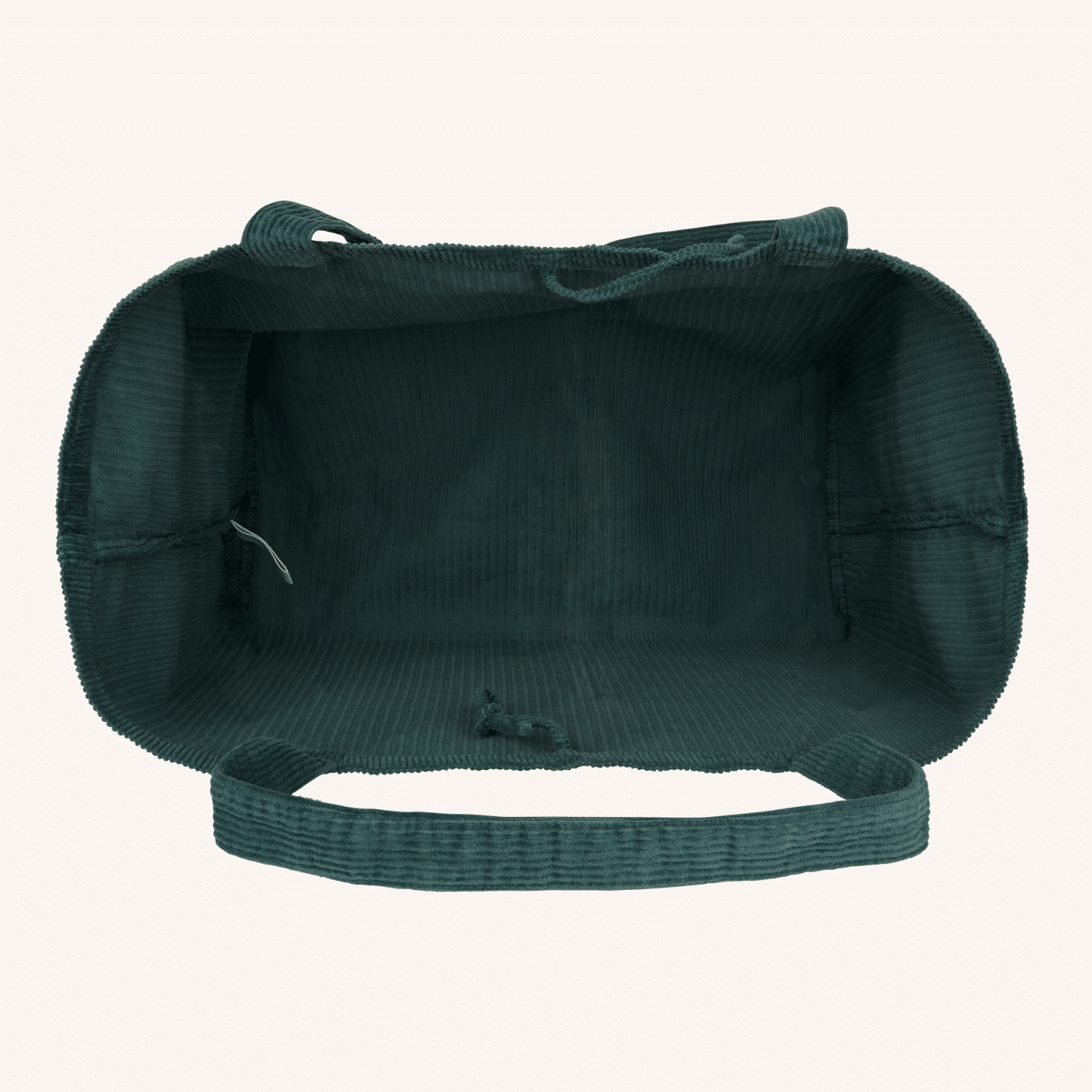 Nordlicht Mari Cordtasche Waldgrün Bio-Baumwolle