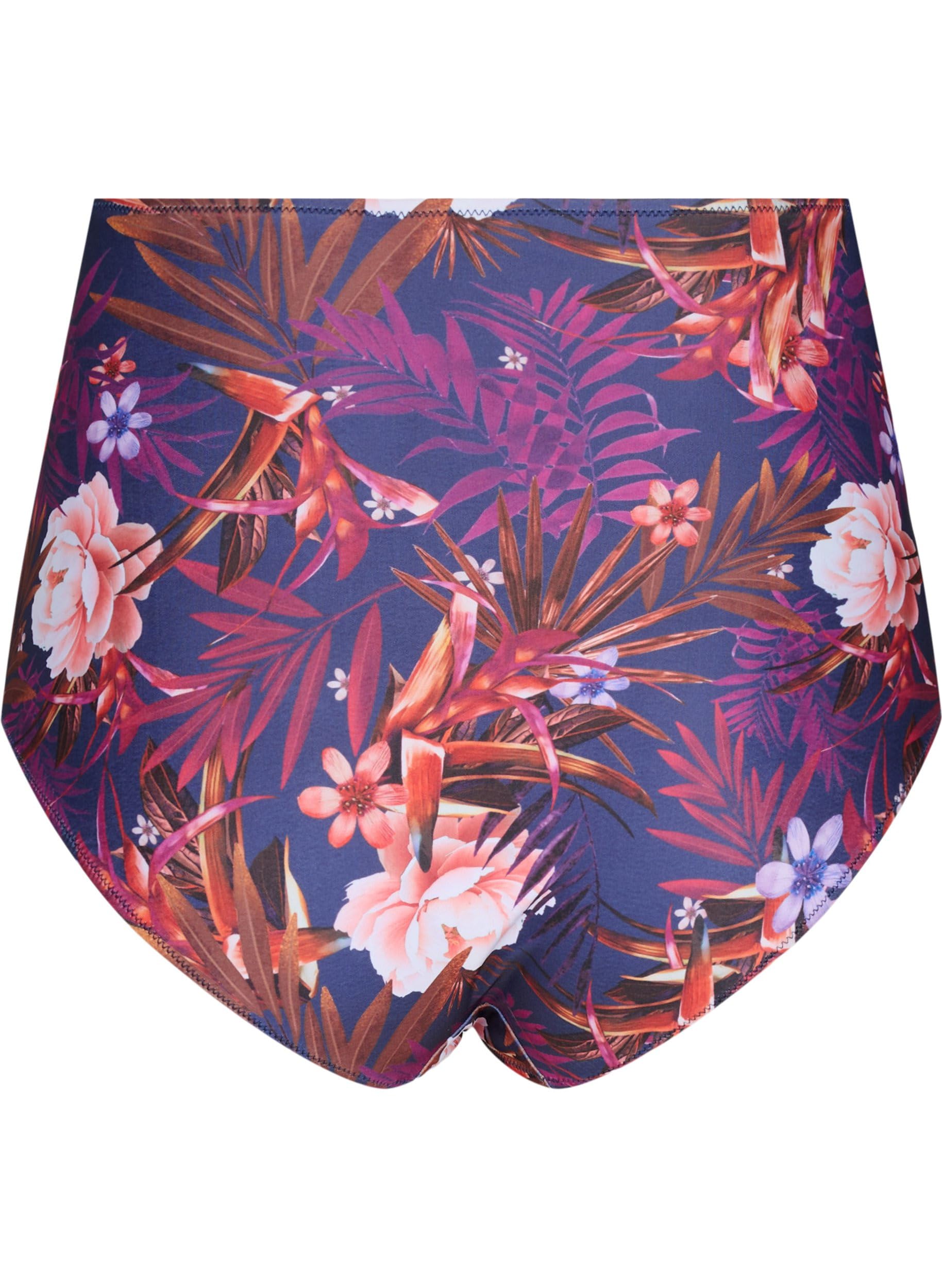 Zizzi Swim Bikini Unterteil Damen High-Waist Print