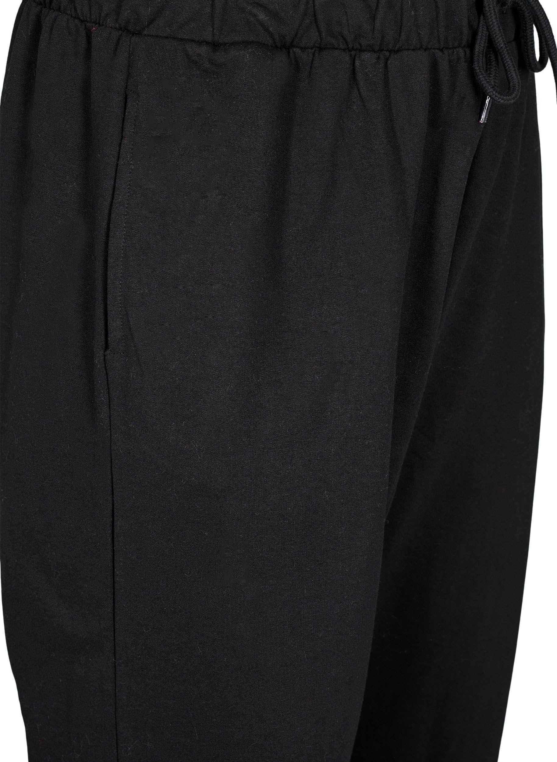 Zizzi Sweats Jogginghose Sweathose Große Größen Baumwolle Taschen