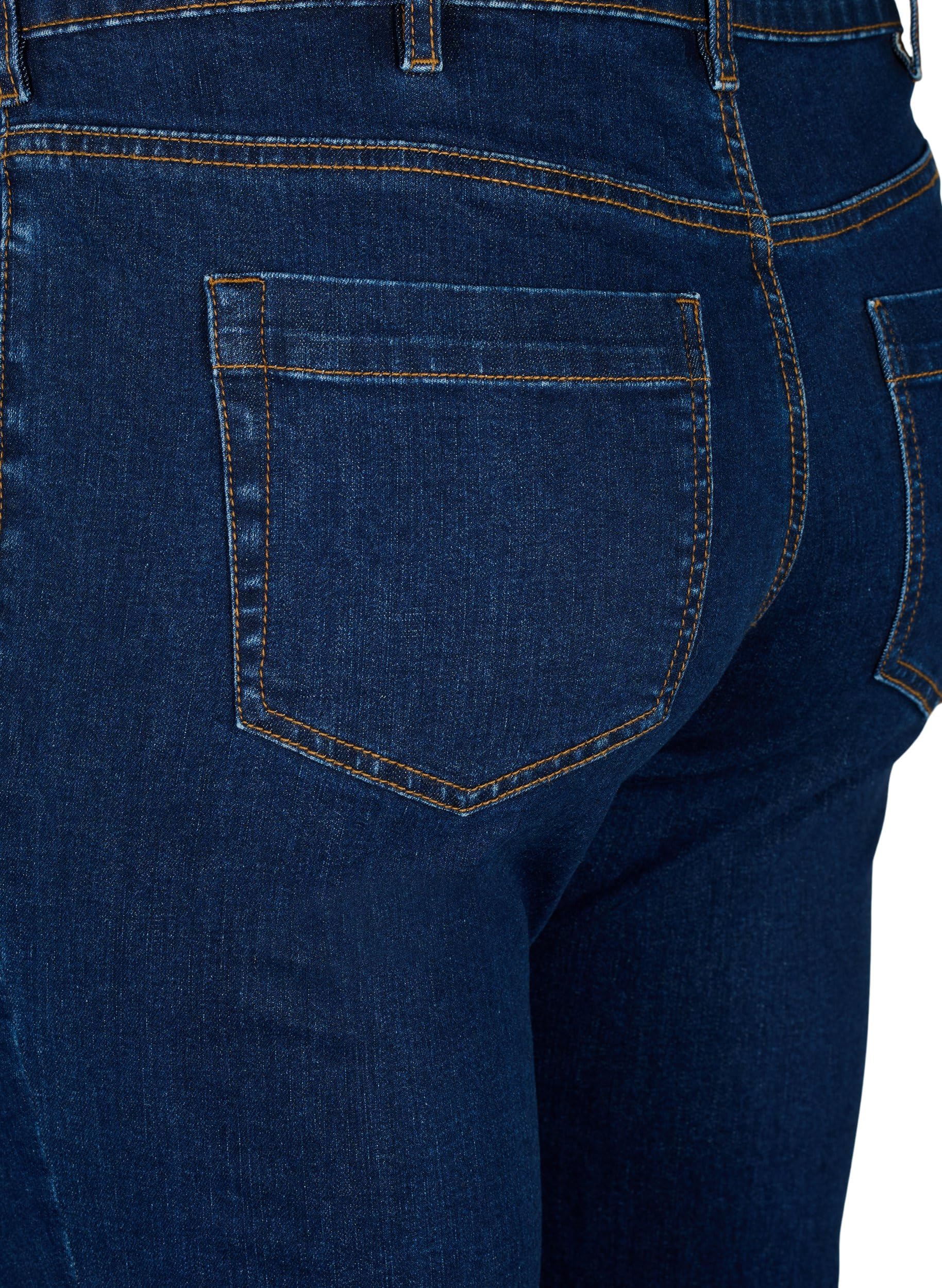 Zizzi Emily Jeans Slim Fit Gr. 42W/30L Reguläre Taille