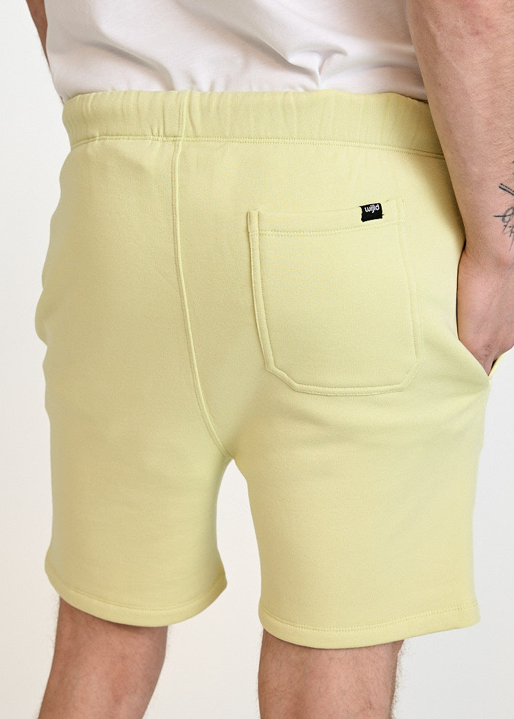 Wijld Joseph Sweat Shorts Herren Shadow Lime Lyocell