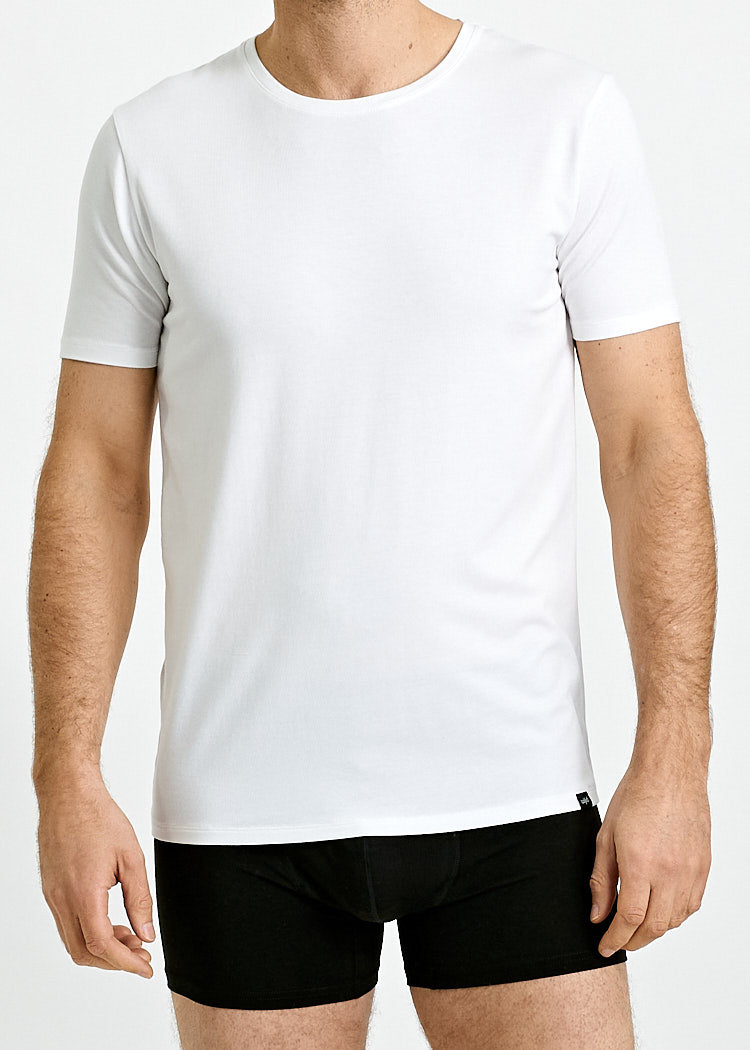 Wijld Underwear Oliver Unterhemd Herren Bright White Holz