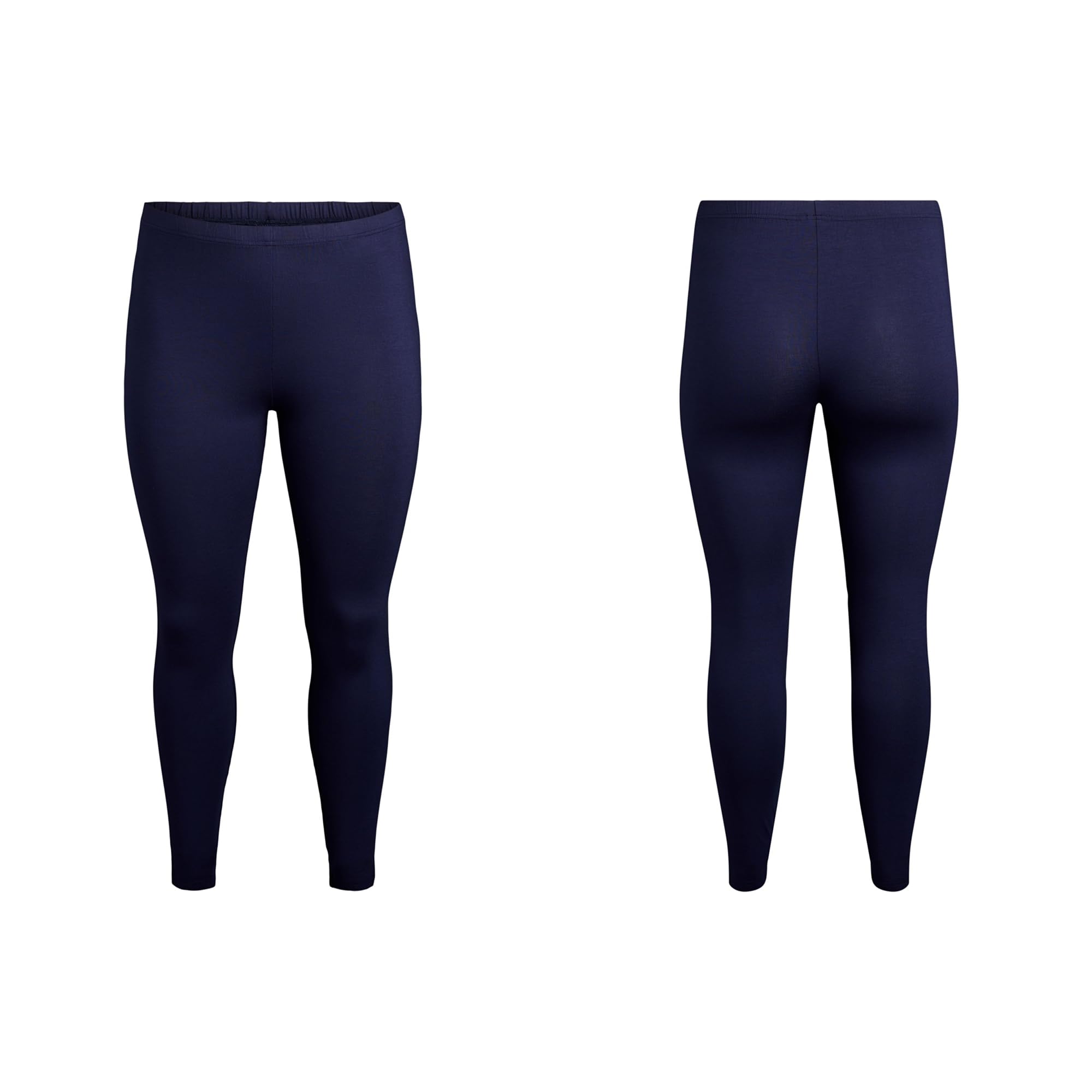 Zizzi Basic Leggings Damen große Größen Viskose lang