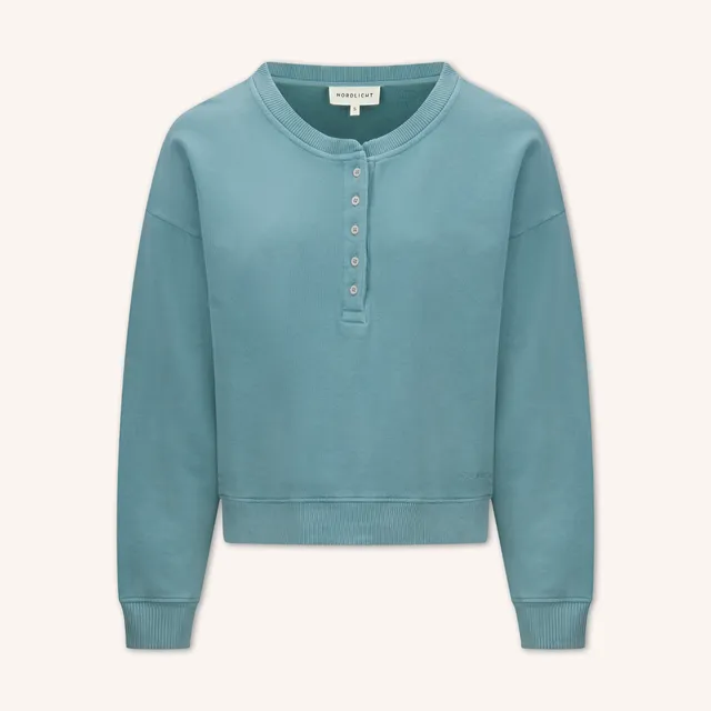 NORDLICHT Vanja Henley Sweater M Bio-Baumwolle