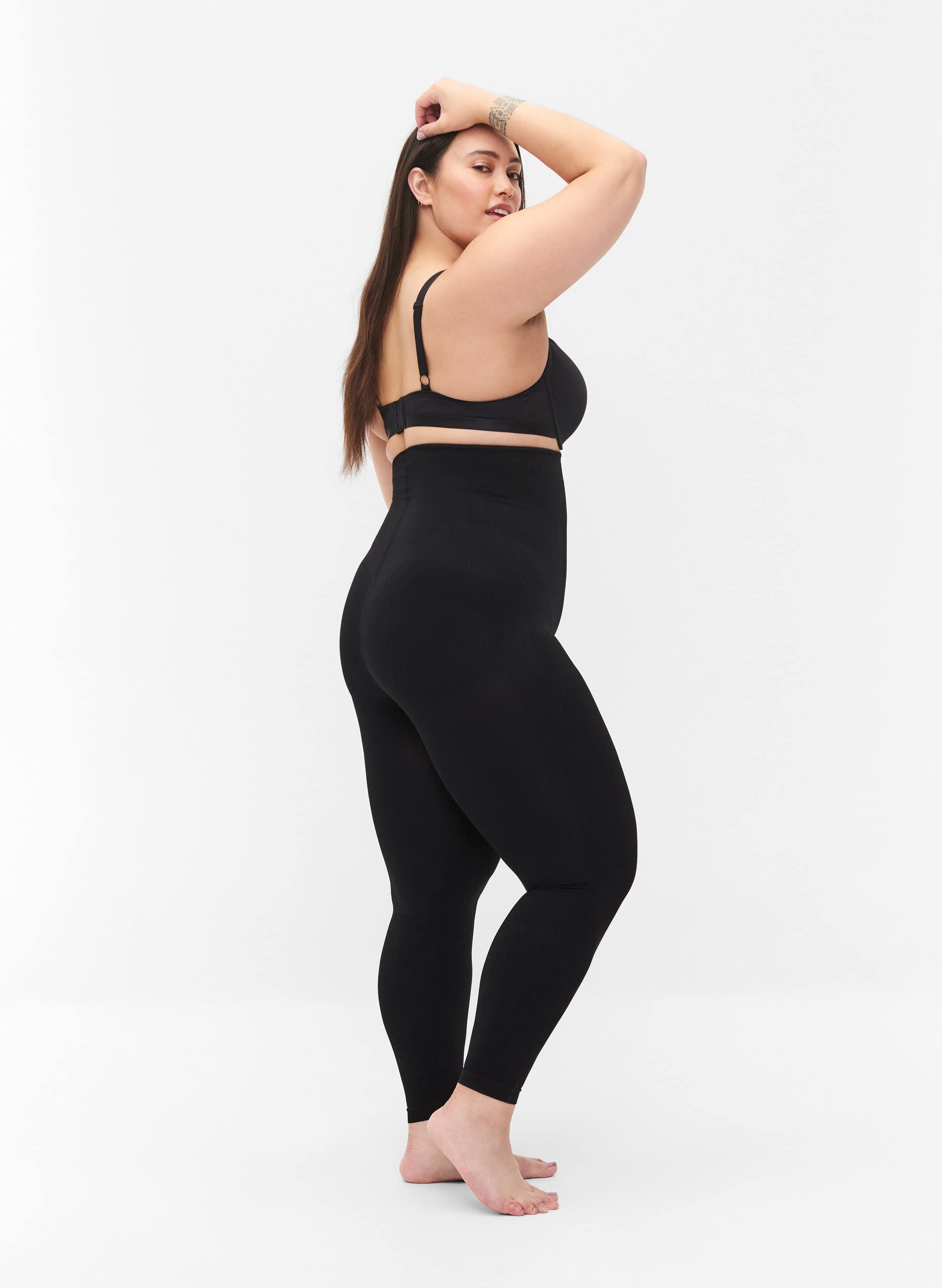 Zizzi Shapewear Leggings Damen Hohe Taille formend nahtlos