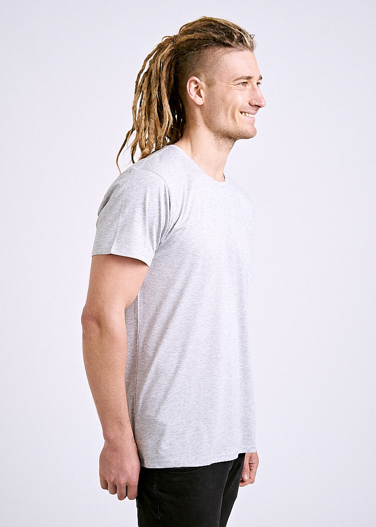 Wijld Alex WoodShirt Herren T-Shirt Gray Melange Bio