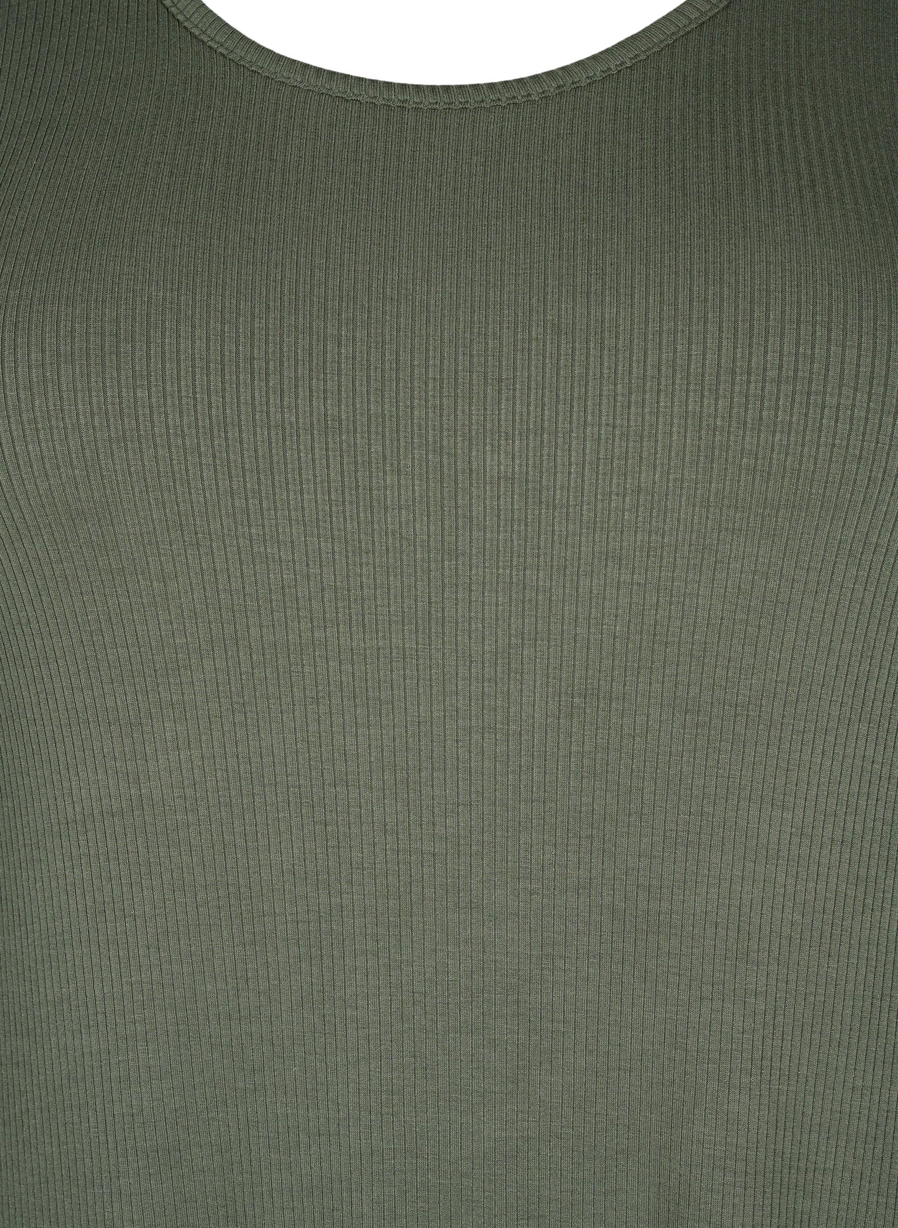 ZIZZI Dresses Trägerloses Rippen Kleid Viskose Lang Stretch