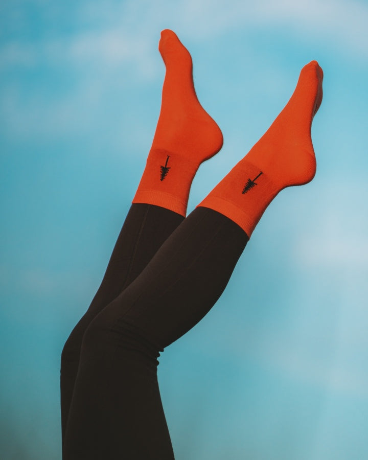 NIKIN TreeSocks Standard Socken 2er Provence Orange Tencel
