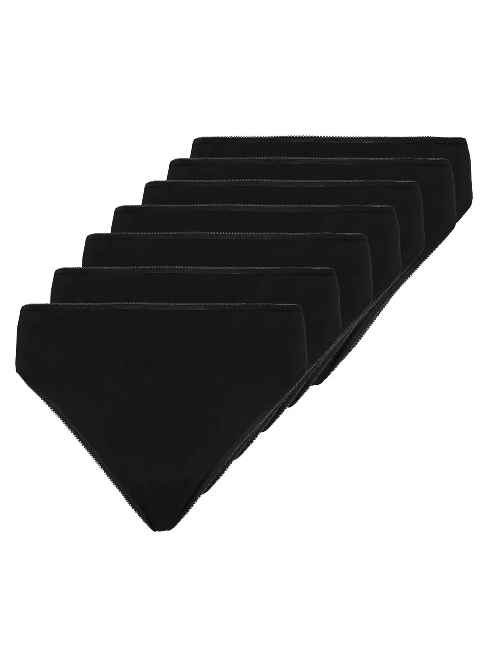 Devoted by Zizzi G-String Baumwolle 7er-Pack Gr. 42