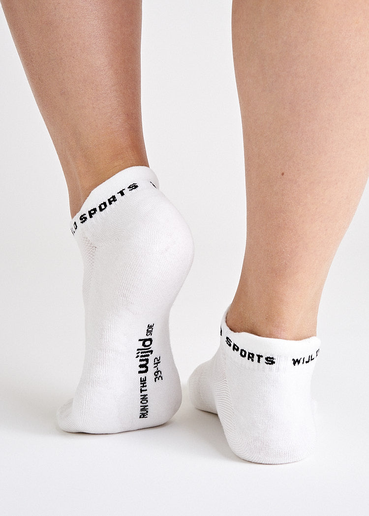 Wijld Woodsocks Sneaker Socken Bright White 39-42 Lyocell