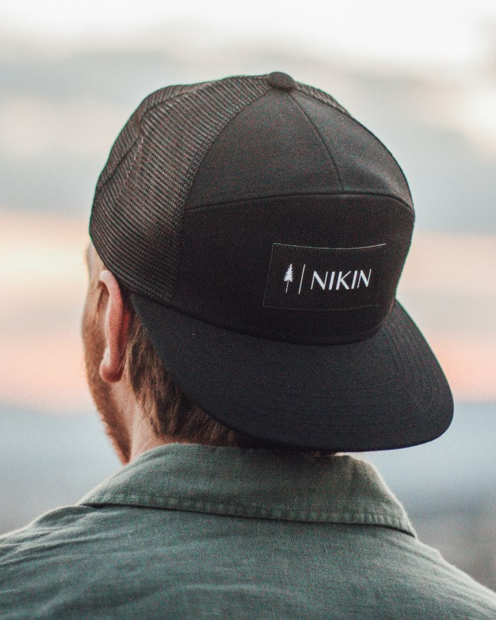 NIKIN TreeCap 7Panel Trucker Cap NIKIN Black schwarz One Size