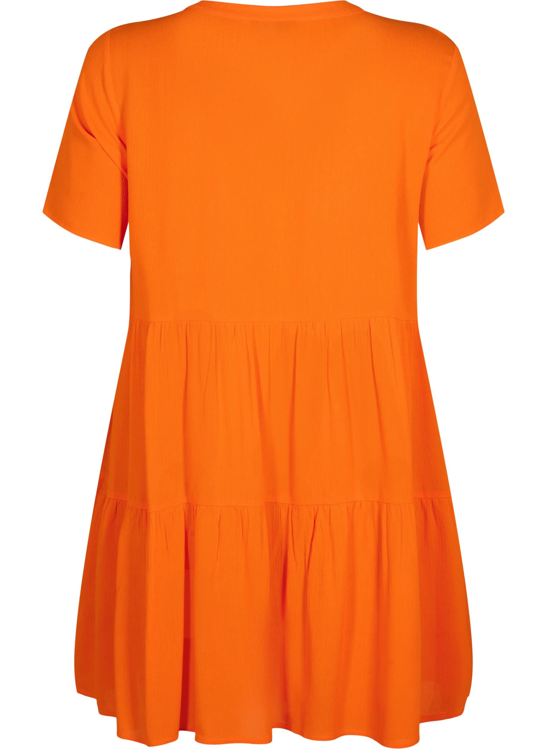 Zizzi A-Linie Kleid Damen Kurzarm Viskose