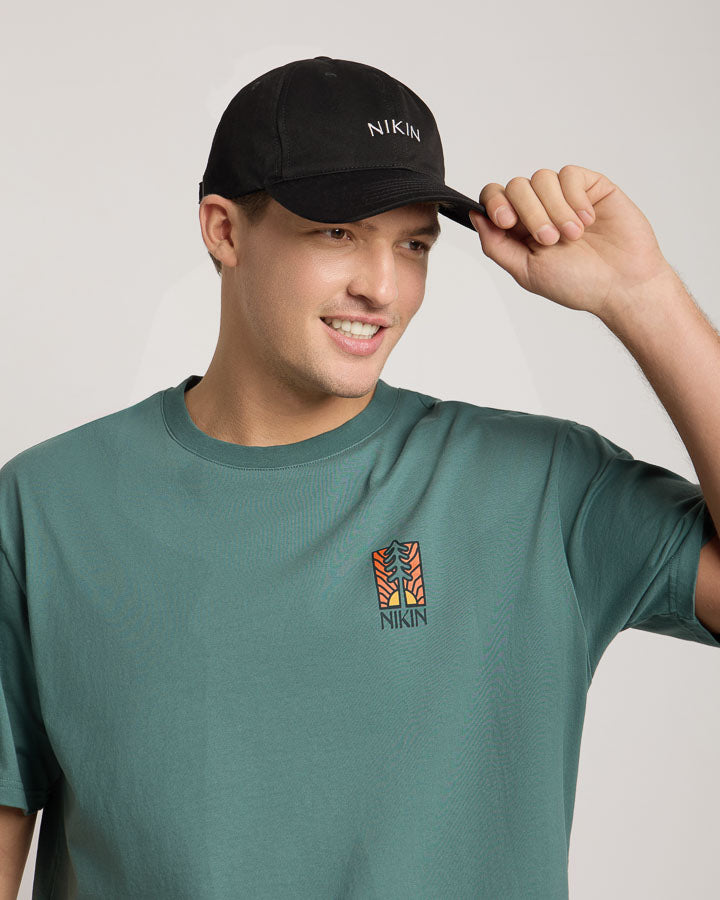 NIKIN TreeCap Dad Cap Black Bio-Baumwolle