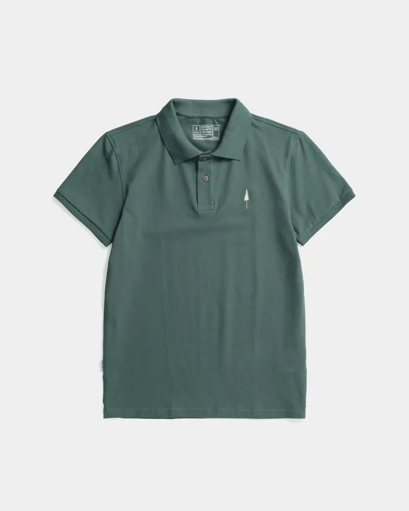 NIKIN TreePolo Polo-Shirt Juniper Bio-Baumwolle